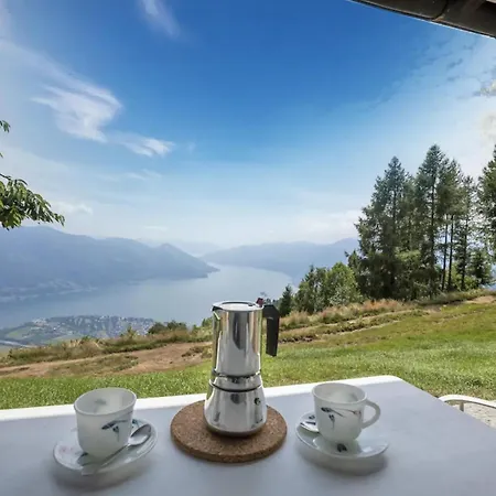 木屋 Oasi Di Pace Vista Lago-cardada-locarno *